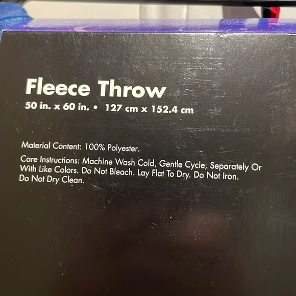 Spirit Tarot Fleece Throw 50x60 Blue NWT - Picture 3 of 5